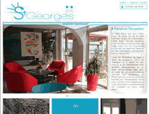 Tablet Screenshot of hotel-stgeorges.com
